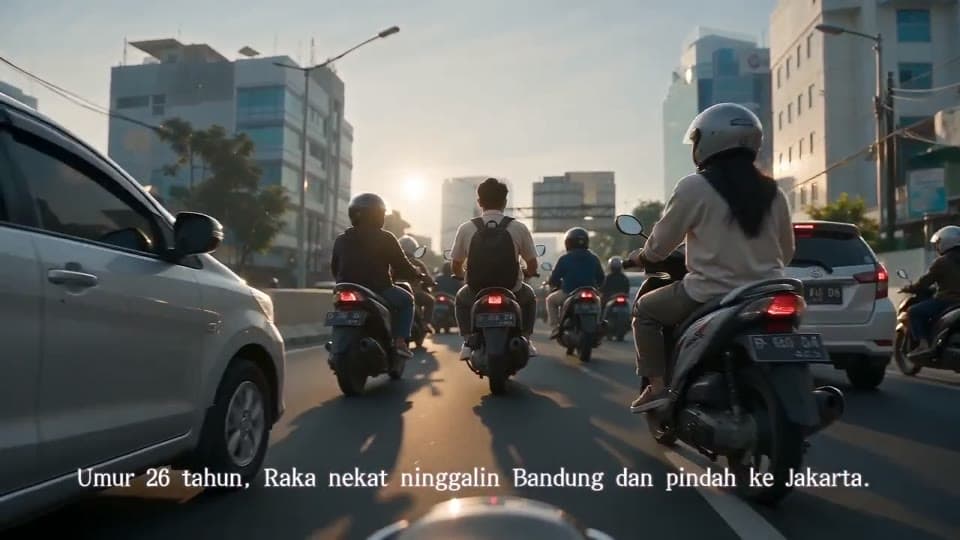 Scene from Episode 1 of Jakarta Bukan Untuk Semua Orang